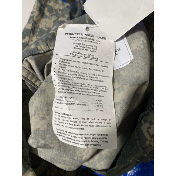 NWT Army Combat Jacket Size Large regular NSN 8415-01-586-0524 Camouflage USA - Picture 8 of 13